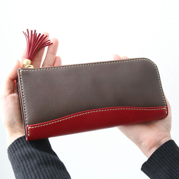 タッセルL字長財布｜革鞄と革小物のPORCO ROSSO（ポルコロッソ）