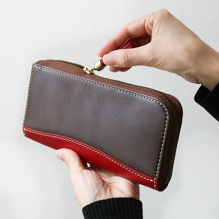 タッセルL字長財布｜革鞄と革小物のPORCO ROSSO（ポルコロッソ）