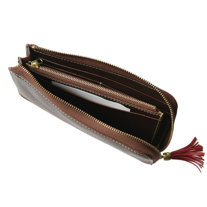 タッセルL字長財布｜革鞄と革小物のPORCO ROSSO（ポルコロッソ）