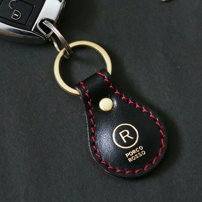 ティアドロップキーリング｜革鞄・革小物のPORCO ROSSO（ポルコロッソ）