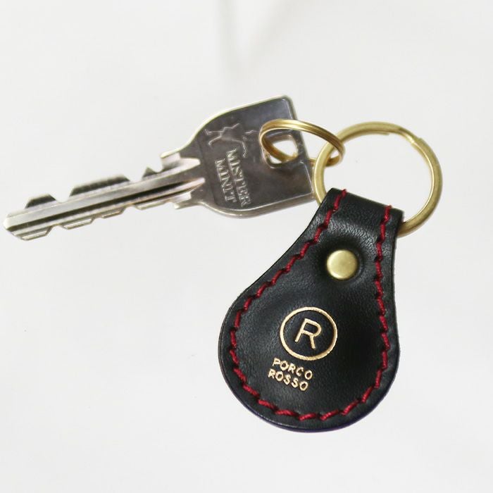 ティアドロップキーリング｜革鞄・革小物のPORCO ROSSO（ポルコロッソ）