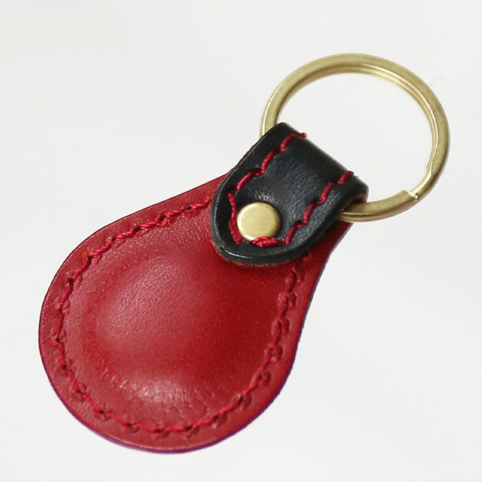 ティアドロップキーリング｜革鞄・革小物のPORCO ROSSO（ポルコロッソ）