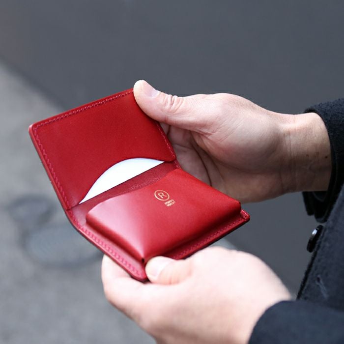 薄マチ名刺入れ｜革鞄・革小物のPORCO ROSSO（ポルコロッソ）