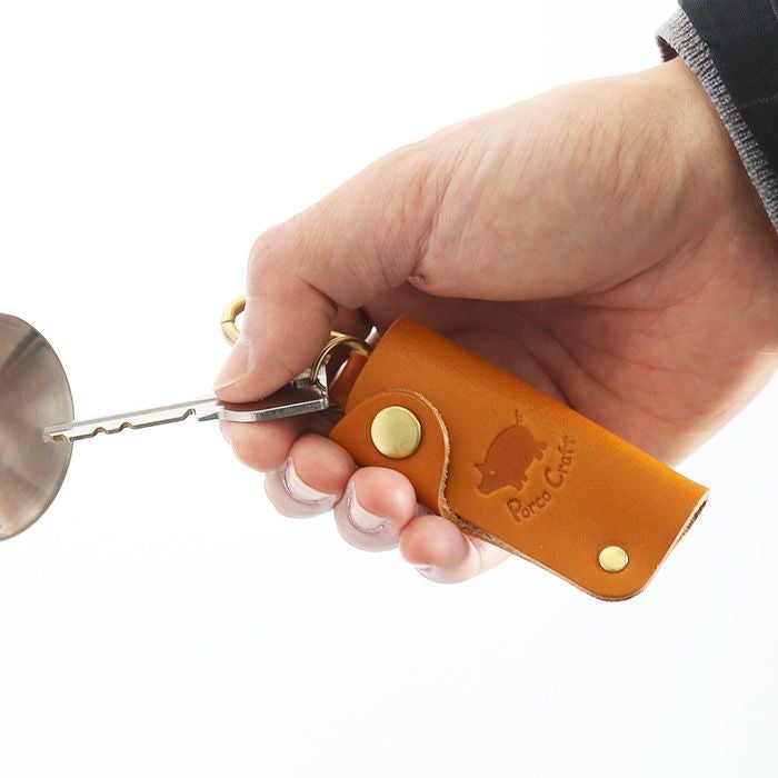 クラフトシリーズ コンパクトキーケース[sokunou] ｜革鞄・革小物の