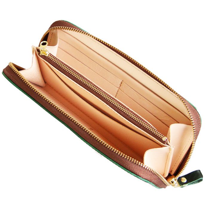 公式サイト・薬院本店限定/ルガトショルダー／ラウンドZIP長財布