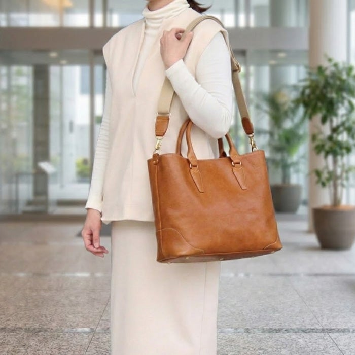 2WAYパネルインビジネスバッグA4E [nouki3] ｜革鞄・革小物のPORCO