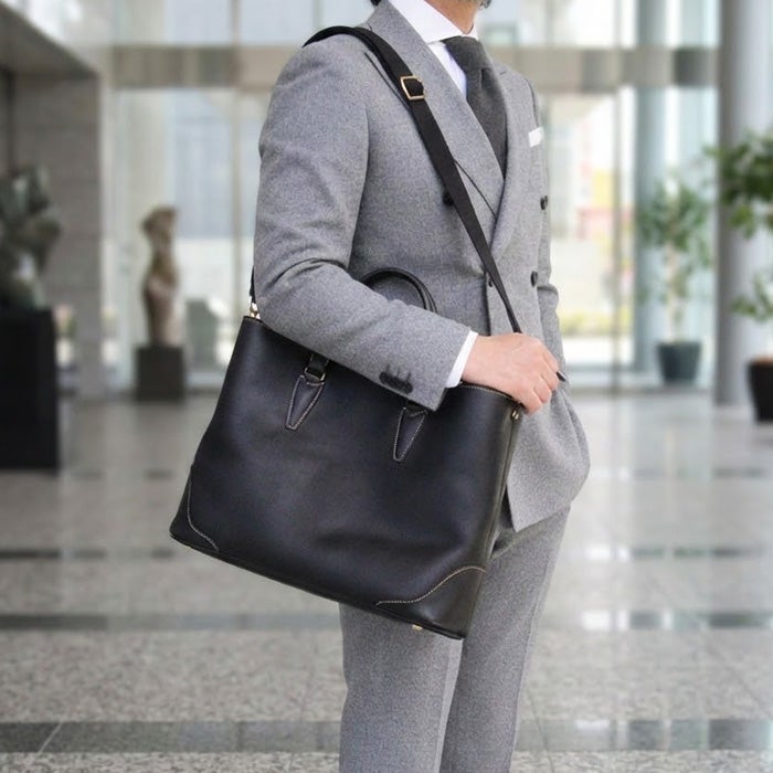 2WAYパネルインビジネスバッグA4E [nouki3] ｜革鞄・革小物のPORCO