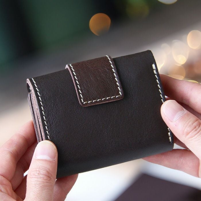 三つ折り財布[sokunou] ｜革鞄・革小物のPORCO ROSSO（ポルコロッソ）