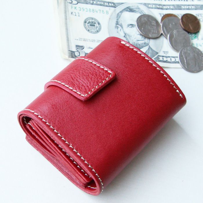 三つ折り財布[sokunou] ｜革鞄・革小物のPORCO ROSSO（ポルコロッソ）