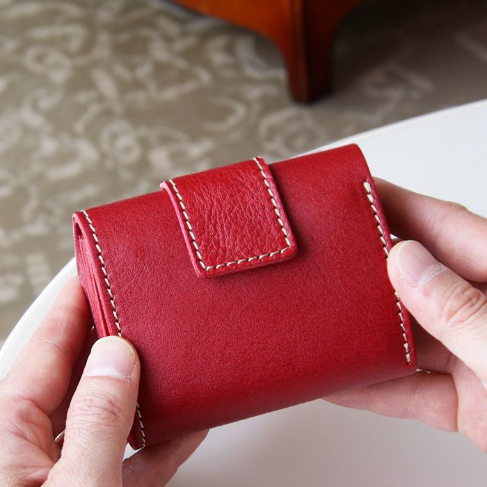 三つ折り財布[sokunou] ｜革鞄・革小物のPORCO ROSSO（ポルコロッソ）