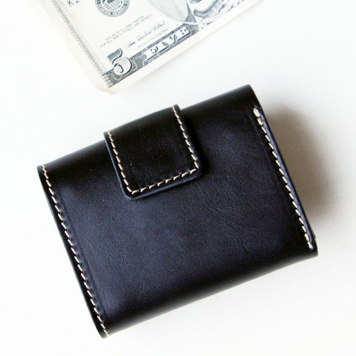 三つ折り財布[sokunou] ｜革鞄・革小物のPORCO ROSSO（ポルコロッソ）