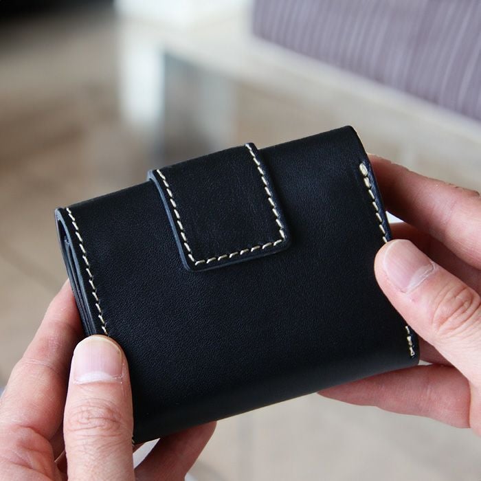 三つ折り財布[sokunou] ｜革鞄・革小物のPORCO ROSSO（ポルコロッソ）