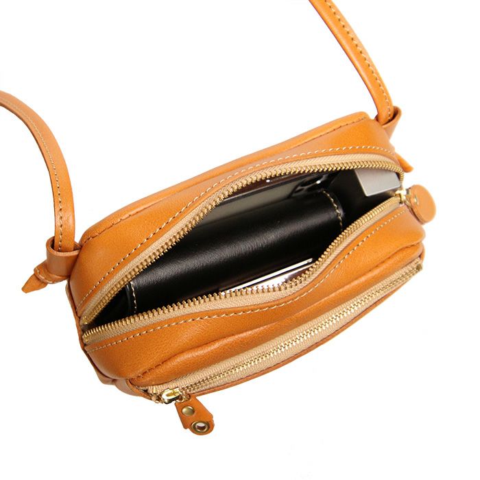 コンパクト オーバル ショルダー バッグ[nouki3] ｜革鞄・革小物の