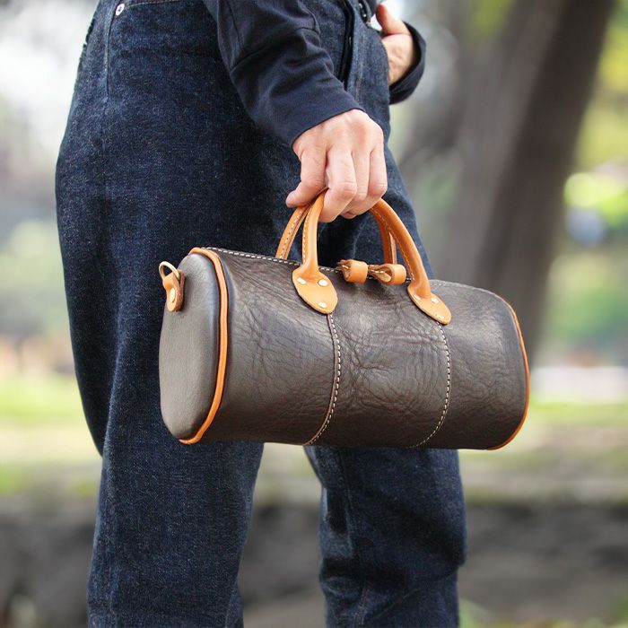 クラフトシリーズ ミニボストンバッグ [nouki1] ｜革鞄・革小物のPORCO