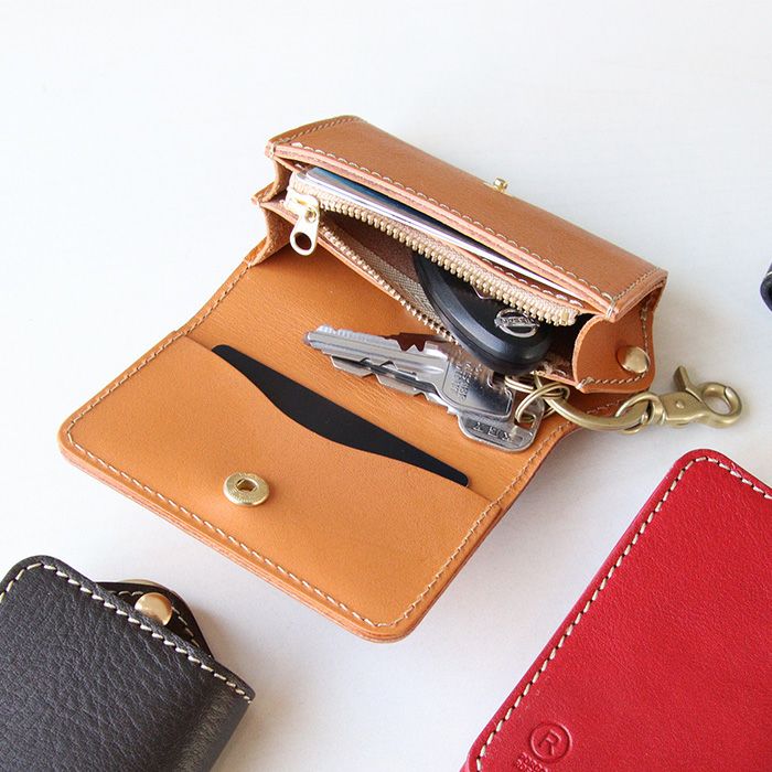 フィットインキーケース[sokunou] ｜革鞄・革小物のPORCO ROSSO