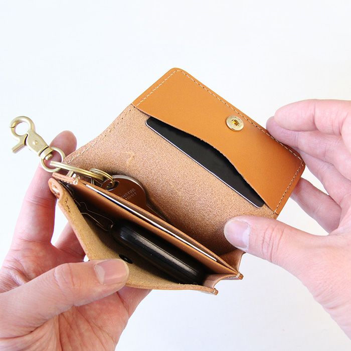 スリムフィットインキーケース[sokunou] ｜革鞄・革小物のPORCO ROSSO