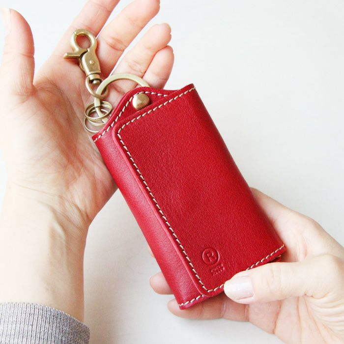 スリムフィットインキーケース[sokunou] ｜革鞄・革小物のPORCO ROSSO