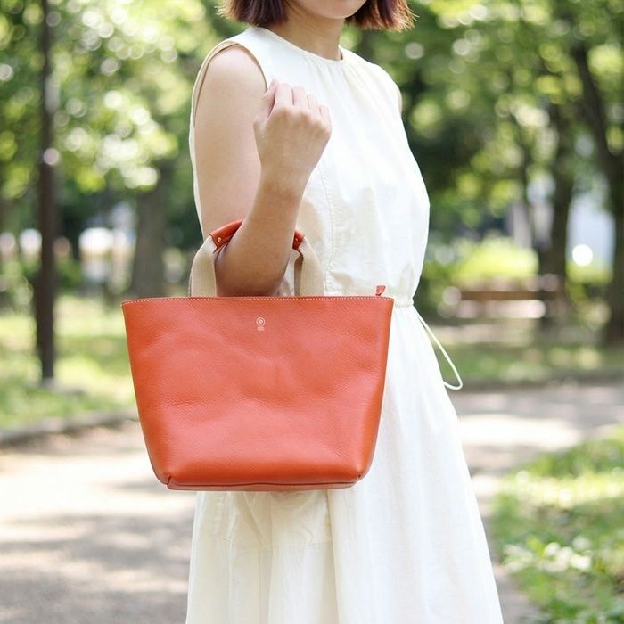 アリゾナレザー／ミニトートバッグ [nouki3] ｜革鞄・革小物のPORCO