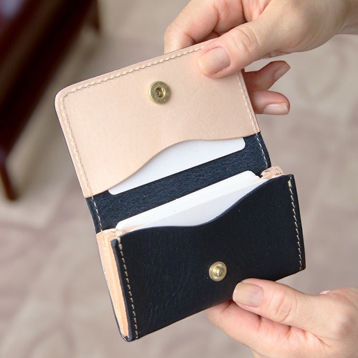 アリゾナレザー／名刺入れ 仕切り付き [sokunou] ｜革鞄・革小物の