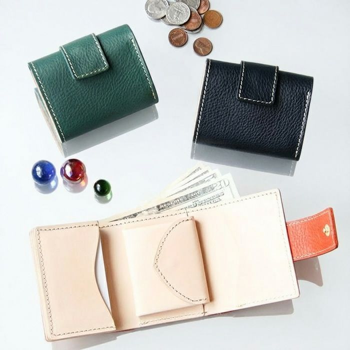 アリゾナレザー／三つ折り財布 [sokunou] ｜革鞄・革小物のPORCO ROSSO