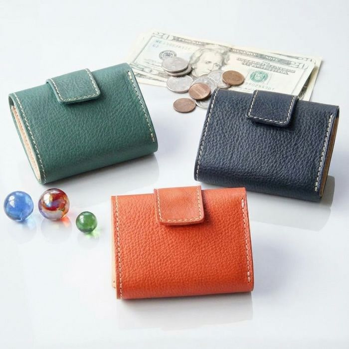 アリゾナレザー／三つ折り財布 [sokunou] ｜革鞄・革小物のPORCO ROSSO