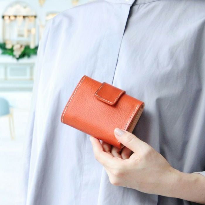 アリゾナレザー／三つ折り財布 [sokunou] ｜革鞄・革小物のPORCO ROSSO