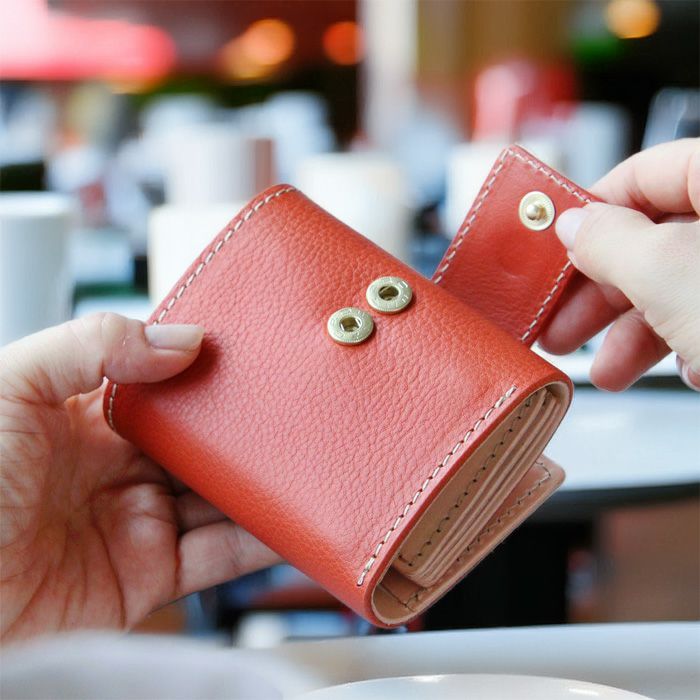 アリゾナレザー／三つ折り財布 [sokunou] ｜革鞄・革小物のPORCO ROSSO