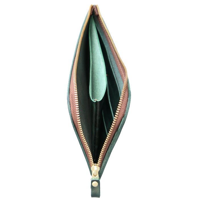 公式サイト・薬院本店限定/ルガトショルダー／薄マチL字ZIP長財布