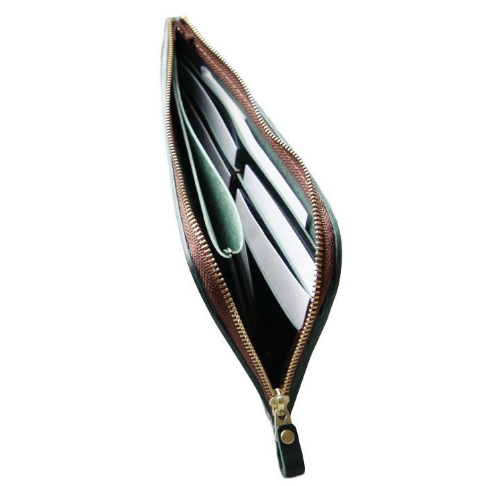 公式サイト・薬院本店限定/ルガトショルダー／薄マチL字ZIP長財布