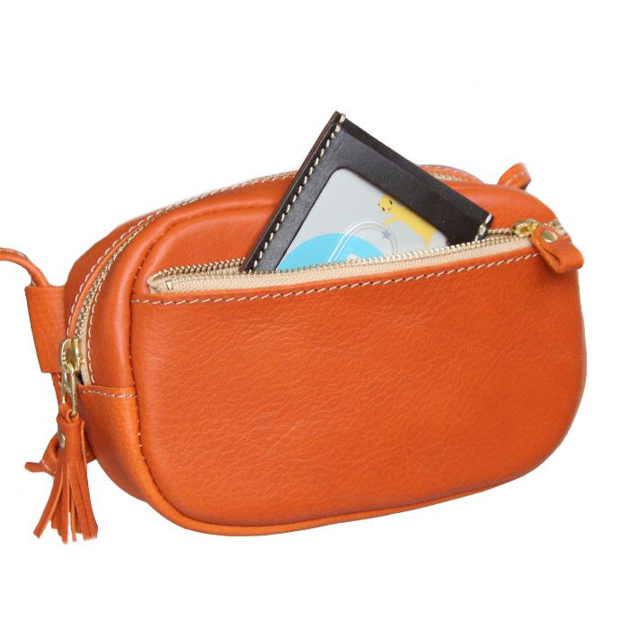 アリゾナレザー／コンパクト オーバル ショルダー バッグ [nouki3