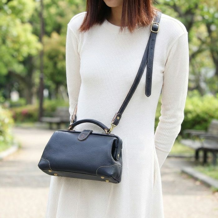 アリゾナレザー／口枠ショルダーバッグ [nouki3] ｜革鞄・革小物の