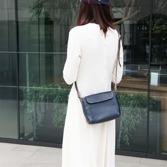 アリゾナレザー／フラップスクエアショルダーバッグS [nouki3] ｜革鞄