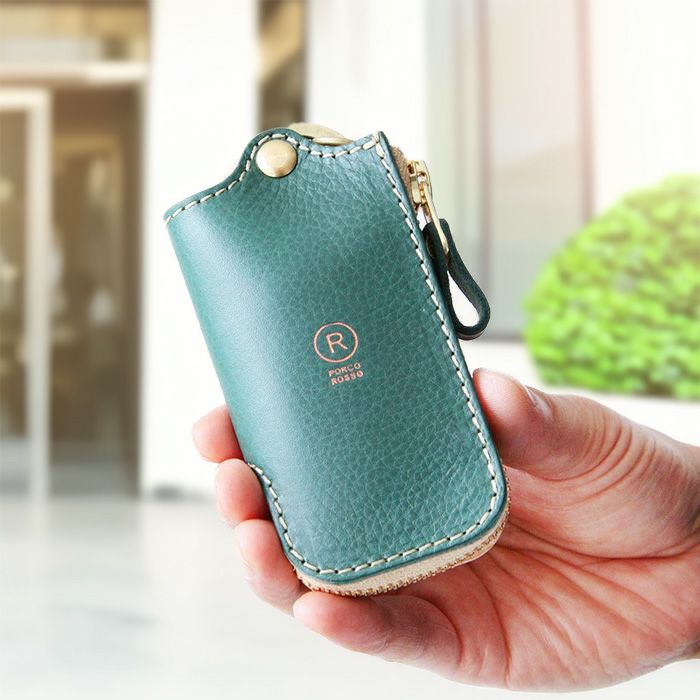 アリゾナレザー／レザーZIPキーケース [sokunou] ｜革鞄・革小物の