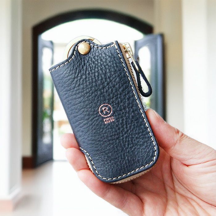 アリゾナレザー／レザーZIPキーケース [sokunou] ｜革鞄・革小物の