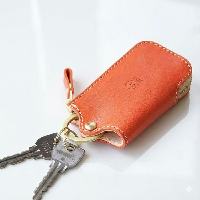 アリゾナレザー／レザーZIPキーケース [sokunou] ｜革鞄・革小物の