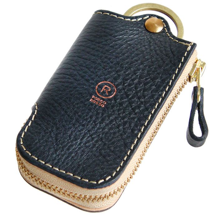 アリゾナレザー／レザーZIPキーケース [sokunou] ｜革鞄・革小物の