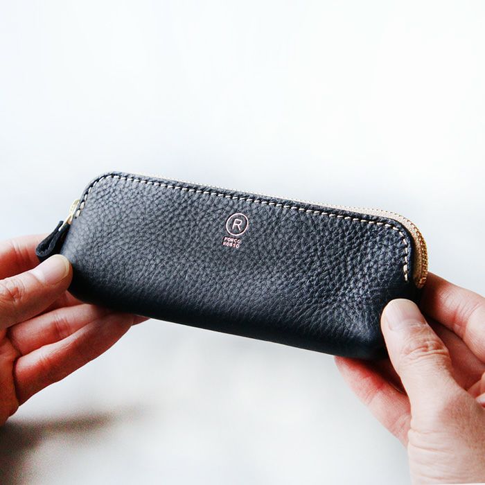 アリゾナレザー／コンパクトペンケース [sokunou] ｜革鞄・革小物の