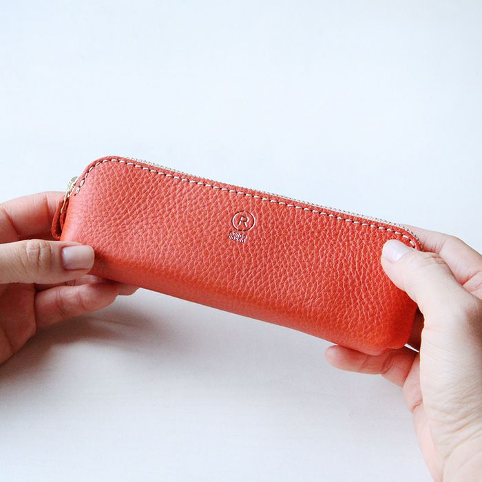 アリゾナレザー／コンパクトペンケース [sokunou] ｜革鞄・革小物の