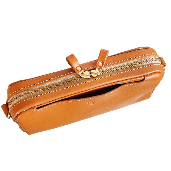 スクエアクラッチショルダー[nouki3] ｜革鞄・革小物のPORCO ROSSO