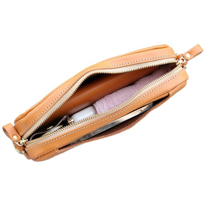 スクエアクラッチショルダー[nouki3] ｜革鞄・革小物のPORCO ROSSO