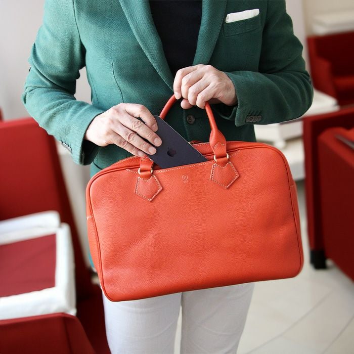 アリゾナレザー／スクエアブリーフケース [nouki3] ｜革鞄・革小物の