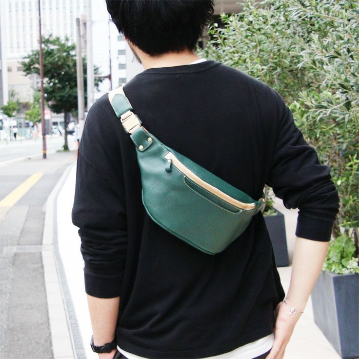 アリゾナレザー／ボディバッグ[nouki1] ｜革鞄・革小物のPORCO ROSSO