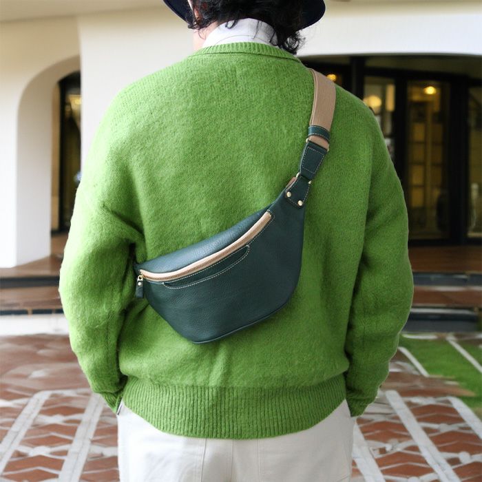 アリゾナレザー／ボディバッグ[nouki1] ｜革鞄・革小物のPORCO ROSSO