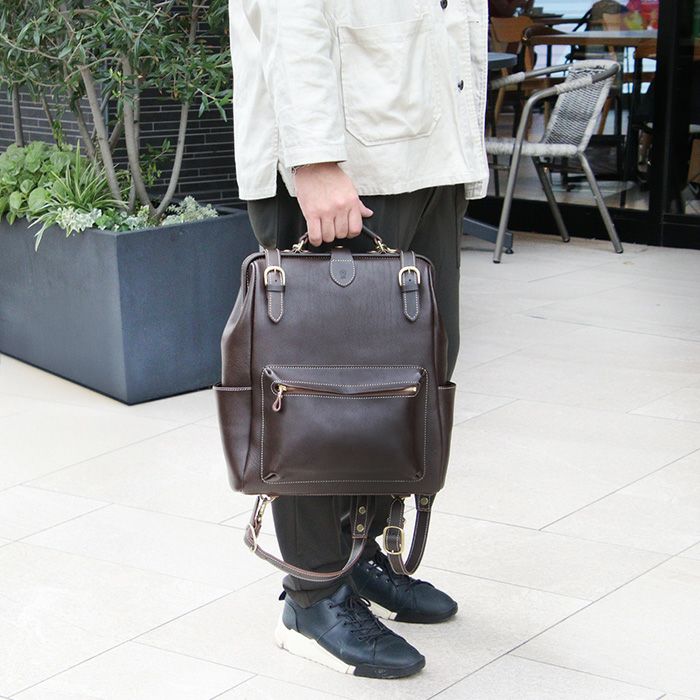 口枠オーバーナイトリュックサックM [nouki3] ｜革鞄・革小物のPORCO