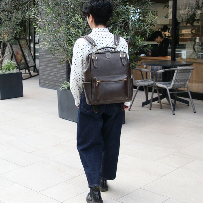 口枠オーバーナイトリュックサックM [nouki3] ｜革鞄・革小物のPORCO