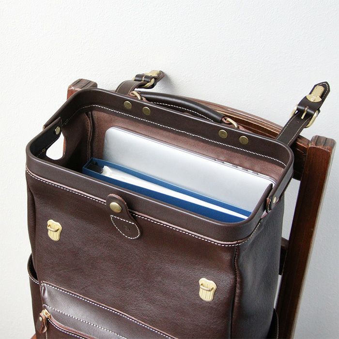 口枠オーバーナイトリュックサックM [nouki3] ｜革鞄・革小物のPORCO