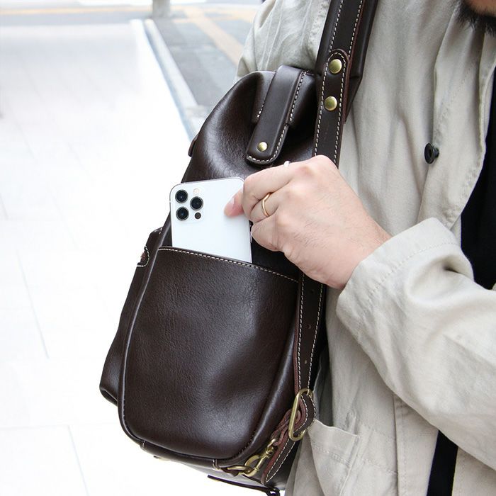 口枠オーバーナイトリュックサックM [nouki3] ｜革鞄・革小物のPORCO