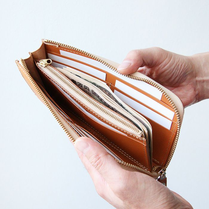 L字ZIP長財布[sokunou] ｜革鞄・革小物のPORCO ROSSO（ポルコロッソ）