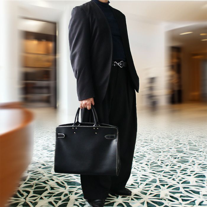 アコーディオンバッグB4E[nouki3] ｜革鞄・革小物のPORCO ROSSO